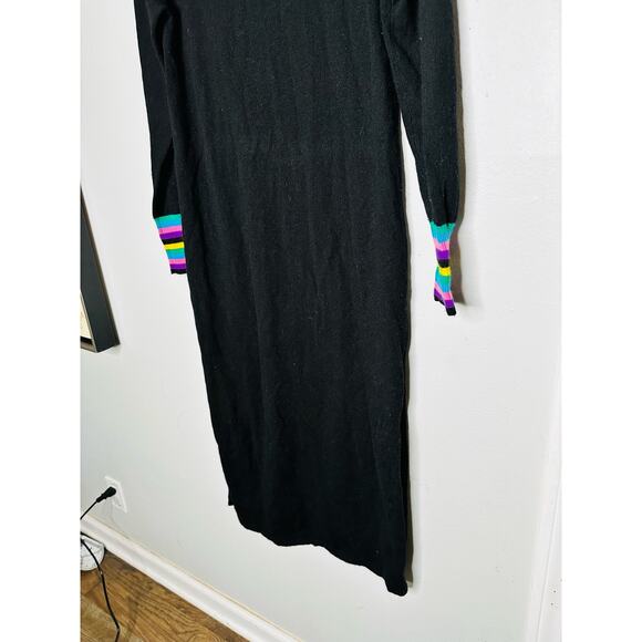 CHINTI & PARKER Bloomsbury Black Wool Cashmere Sweater Dress Size Small - Picture 11 of 15